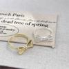PANJBJ 925 Silver Bowknot Ring for Women Minimalism Irregular Sweet Design Sweet Adjustable Finger Jewelry Party Gift Dropship