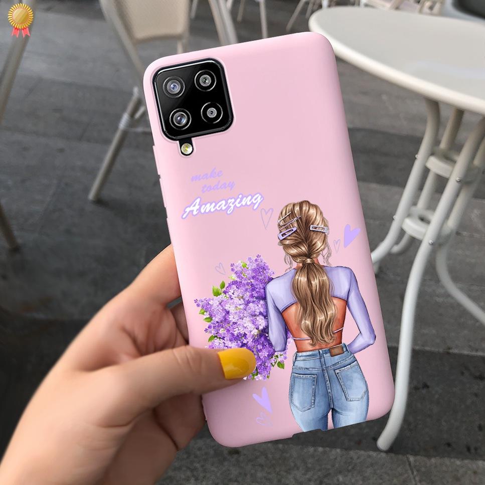 Für Samsung Galaxy A12 A42 Hülle Niedliche Cartoon Weiche Silikon Stoßstange Abdeckung Für SamsungA12 Funda Samsung A12 A42 A 12 42 Handyhülle