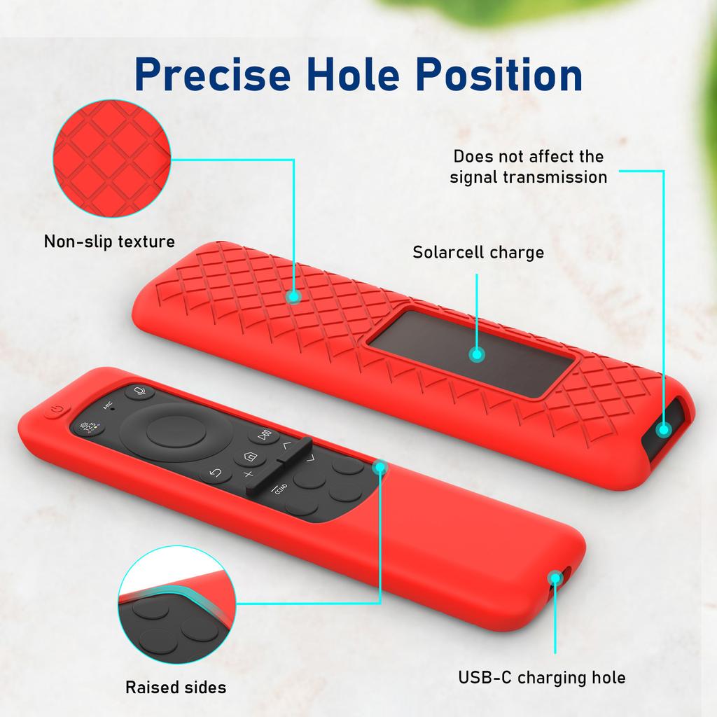 Soft Silicone Gel Cover for BN59-01432A Remote Safe and Flexible Cover Remote Control Dirt-Resistant Pouch