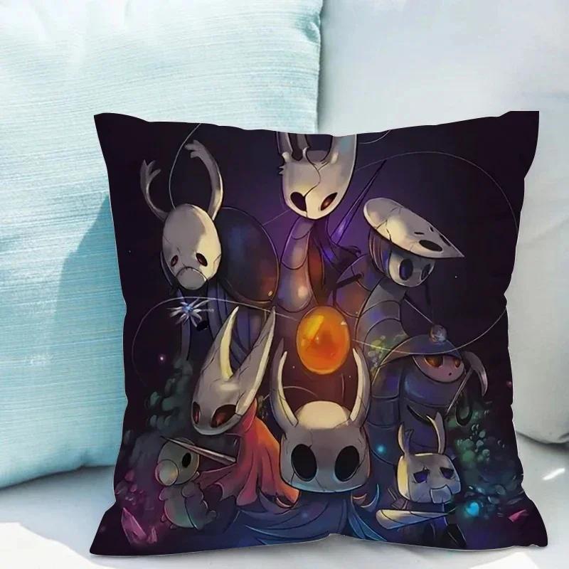 Decorative Pillowcase X Hollow Knight Cushions Home Decor Double-sided Printing Pillow Cases Cushion Cover X Short Plush