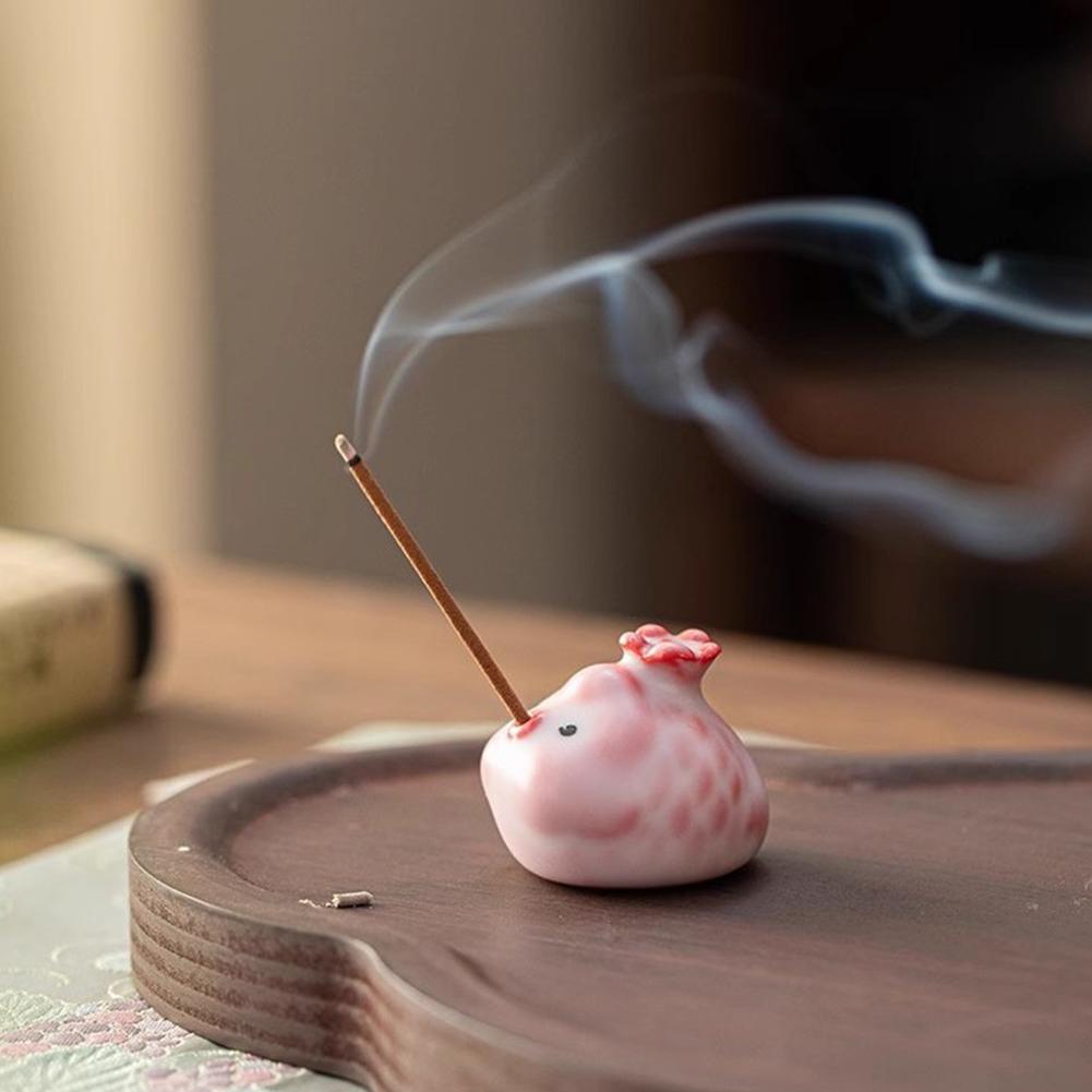 Bubble-Blowing Pig Tea Pet Celadon Glaze Teacup Creative Gongfu Tea Set Ceramic Novelty Porcelain Incense Cup Unique Gift