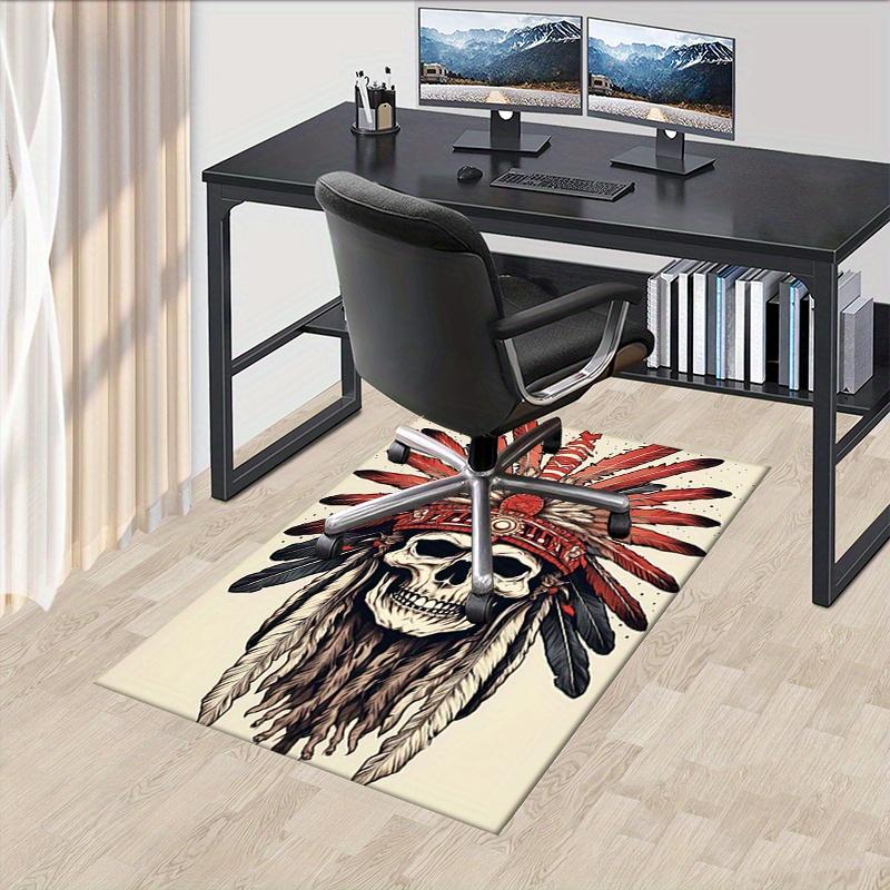 

1pc. Indian Chief Feather Headdress Rug for Home Decor, Office Carpet, Chair Cover, Outdoor Mat, Gift Idea 60cm by 90cm