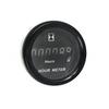 2 Inch Chrome Frame Mechanical Hour Meter 6-24V Timer For Garden Equipment Vehicles, Lawn Mower Accessories