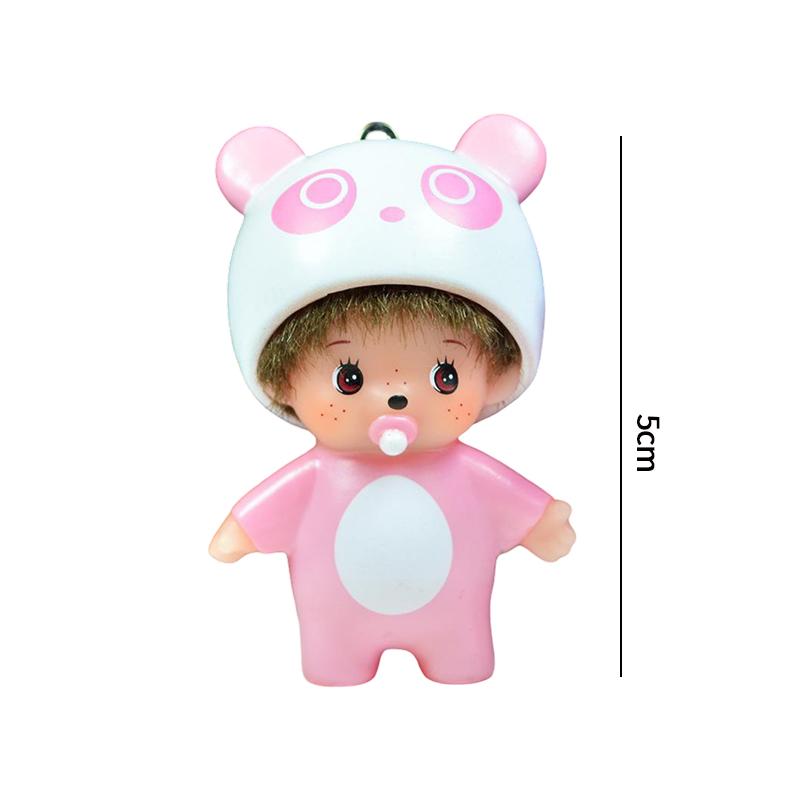 

Keychain Vinyl Anime Figure Cute Cartoon Keyring Car Pendant Desktop Ornament Wedding Gifts