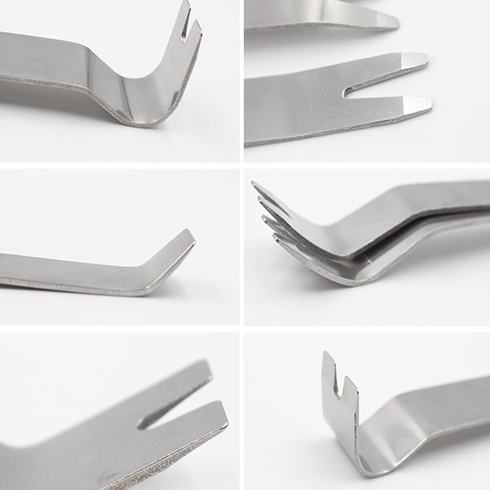 Stainless Steel Scraper Ultra Sharp Scrapers Remove Residue from Steel Aluminum and More Ends Offer Extra Leverage Car Tool