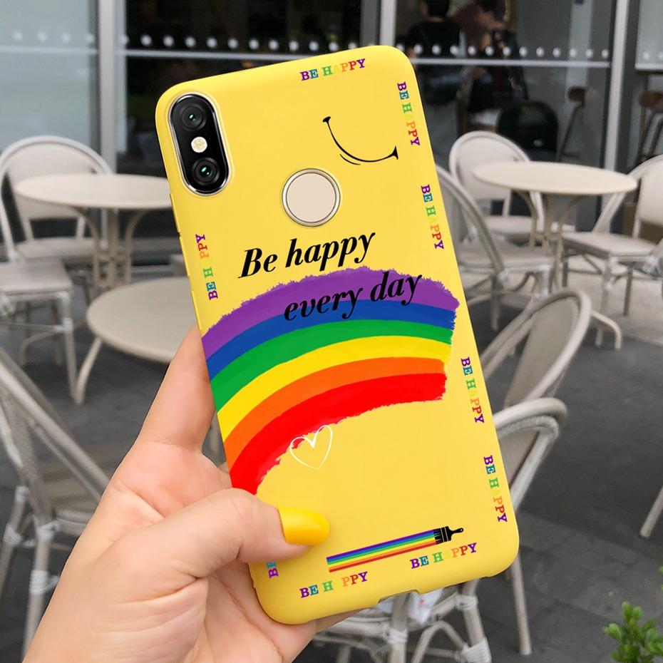 Phone Case For Xiaomi Redmi S2 (Redmi Y2) Lovely Pattern Macaroon Silicone Soft Cover Cases For RedmiS2 S 2 Y2 Fundas