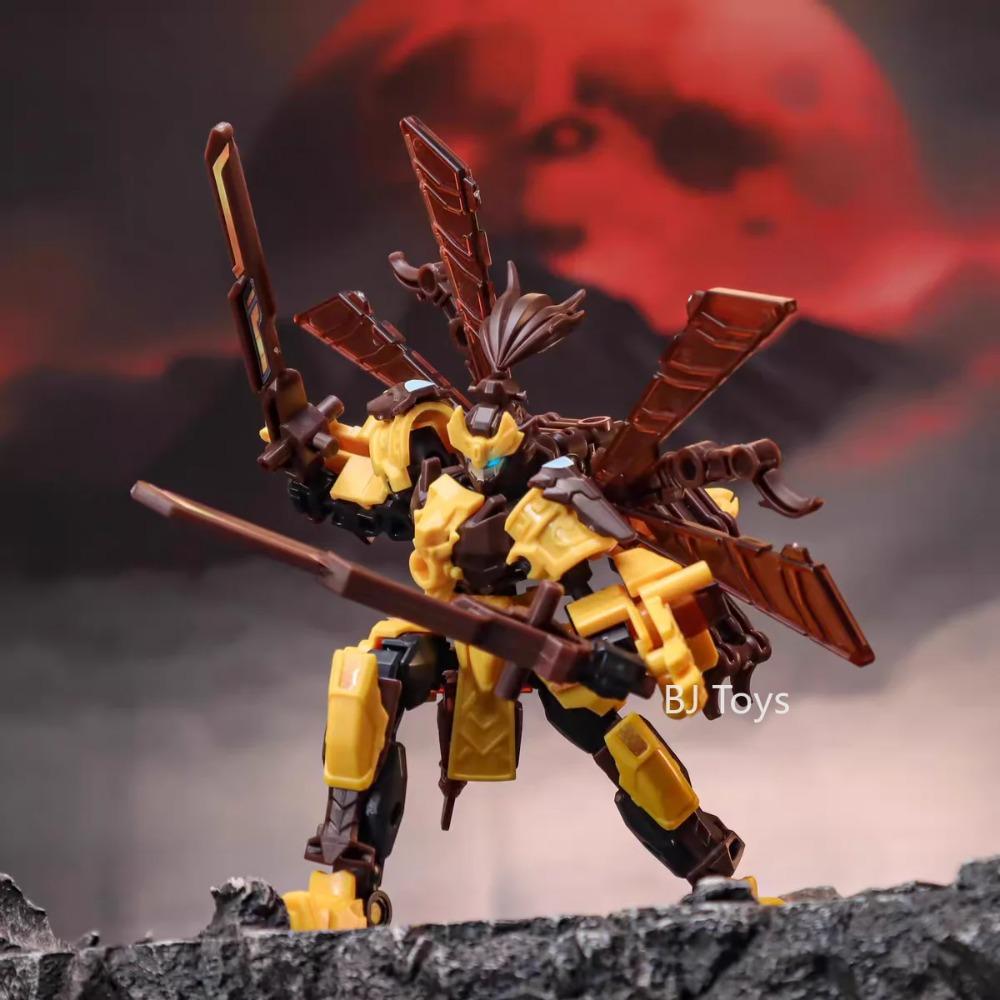 3 in 1 Diy Transforming Toy Three Kingdoms Themed Huaxia Mecha Soul, Three Modes, 6 in 1 Combination, Assembly Robot for Kids