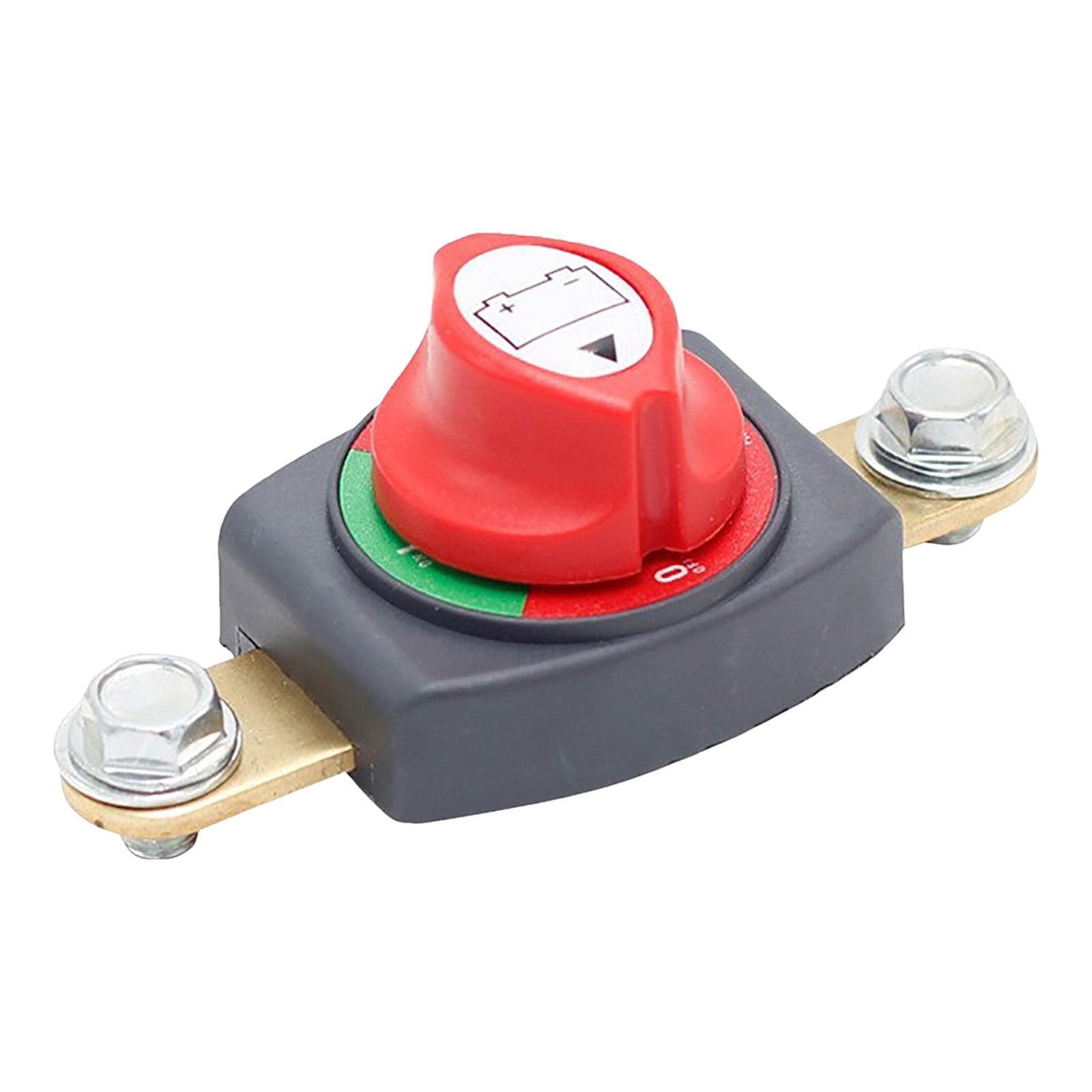 

Сверхпрочный разъединитель аккумулятора, 275A 12-48V On/Off верхний полюсный аккумулятор для автомобилей, автофургонов и транспортных средств - надежное решение для отключения питания One Size