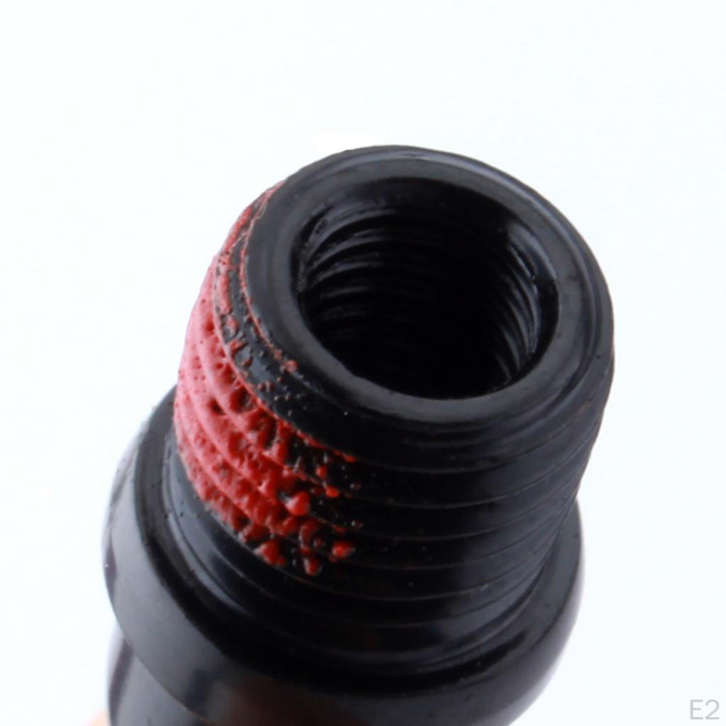 2pcs Bicycle Brake Front Fork Column Screw, Mountain Bike M10 & Mount Screws (Black)