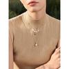 Natural Freshwater Pearl 925 Silver Necklace N054-01H