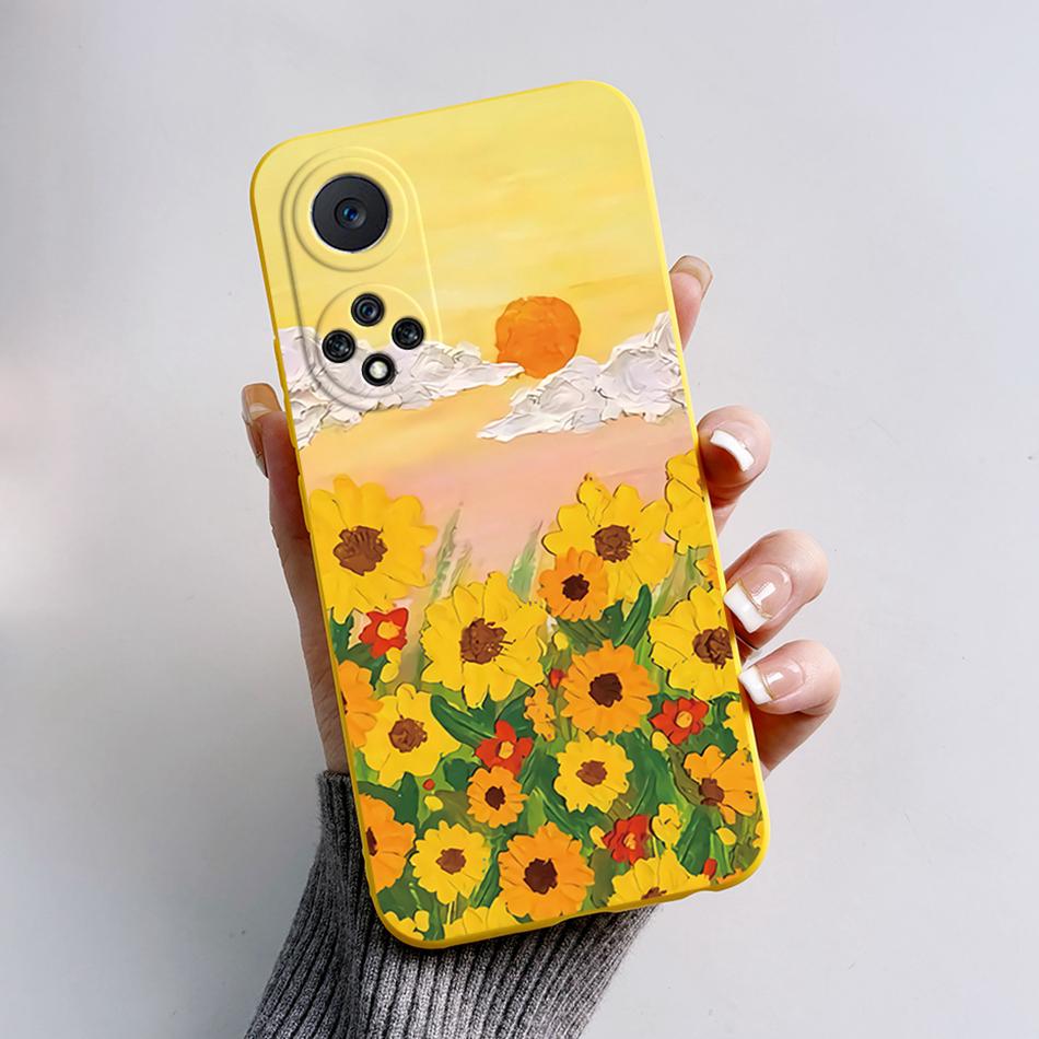 Funda For Honor 50 Capa Huawei Nova 9 Phone Case Soft Silicone Cute Cat Bear Cartoons Back Cover For Nova9 Honor50 Coque Bumper