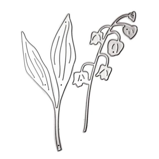 

Лист цветок резки умереть DIY записки бумажная карта изготовление ремесло трафарет плесень Декор серебряный