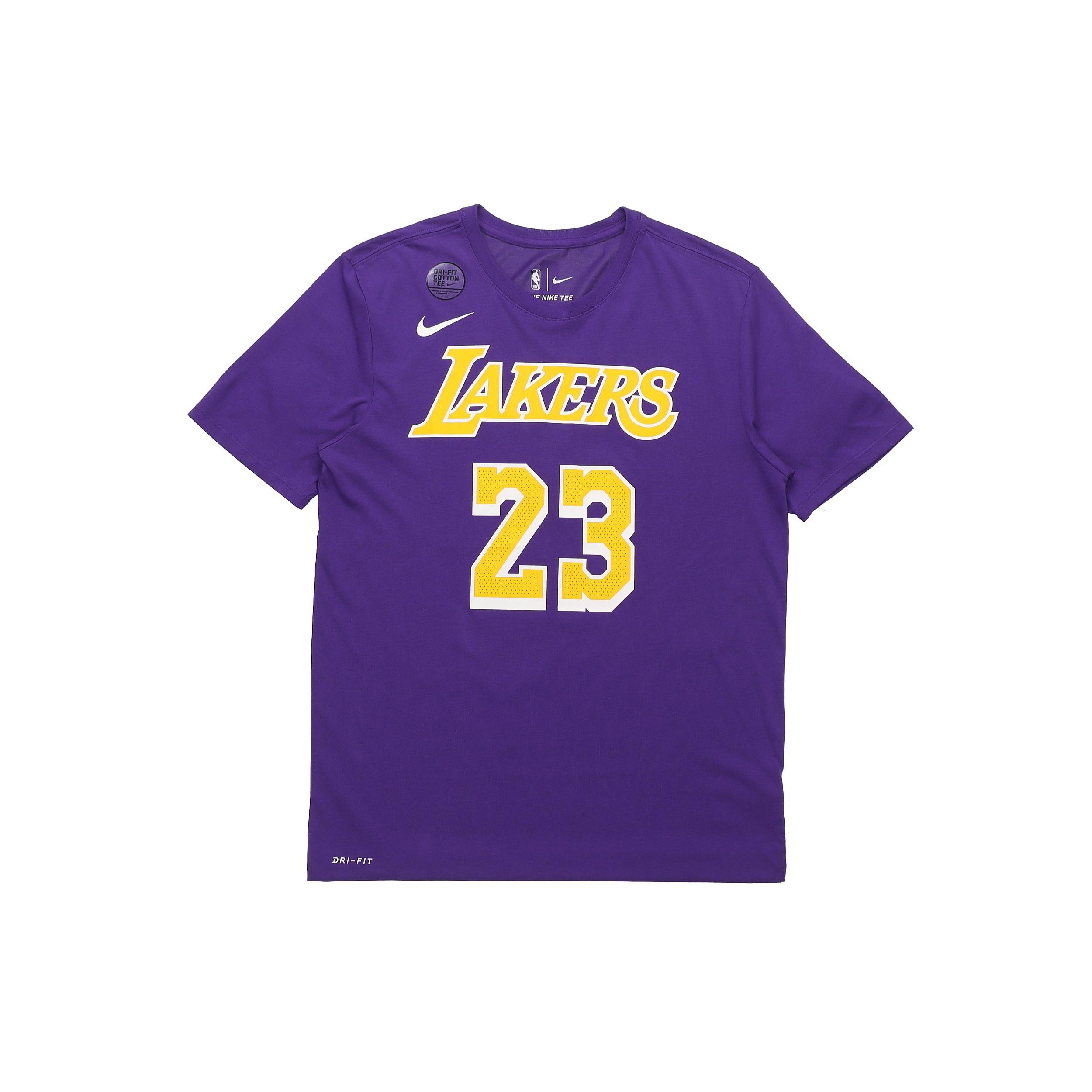 Nike NBA James LeBron James lakers limited Jersey Short Sleeve Purple Men s AR4888-557 S