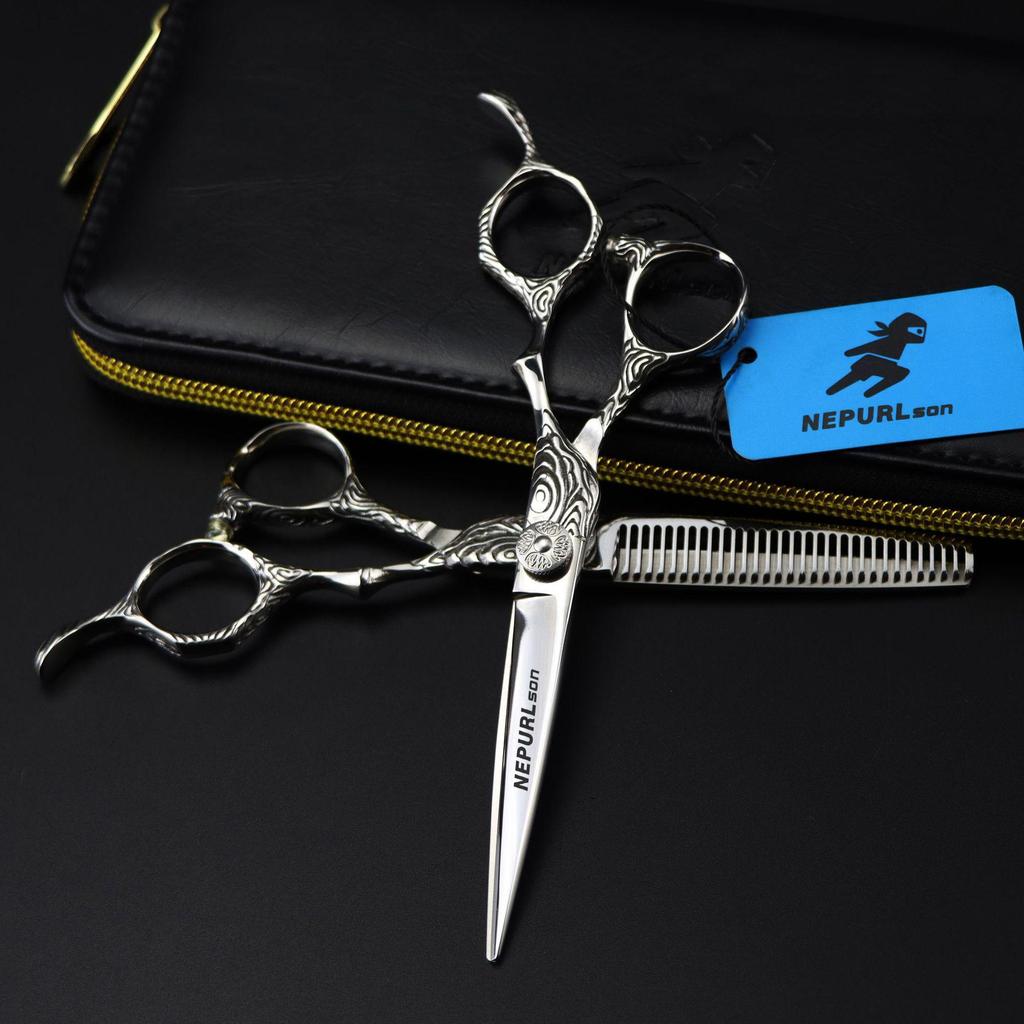 6.0" JP440C Napson SG-02 Hairdressing Scissors & Thinning Shears