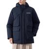 Converse Down Jackets Men's Black Hooded Moderate MCJ119-023
