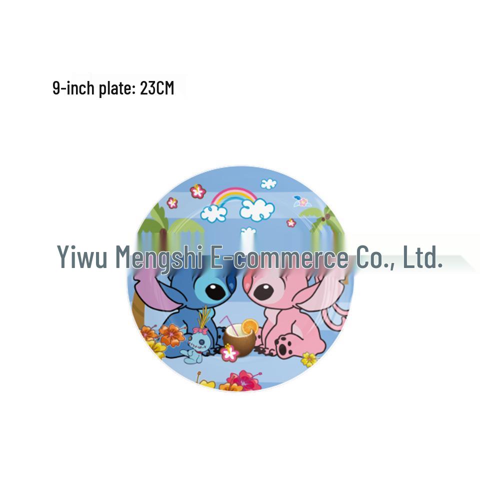 Lilo & Stitch Narozeninové Párty Potřeby: Papírové talíře, Ubrousky, Bannery, Ubrus a Dekorace