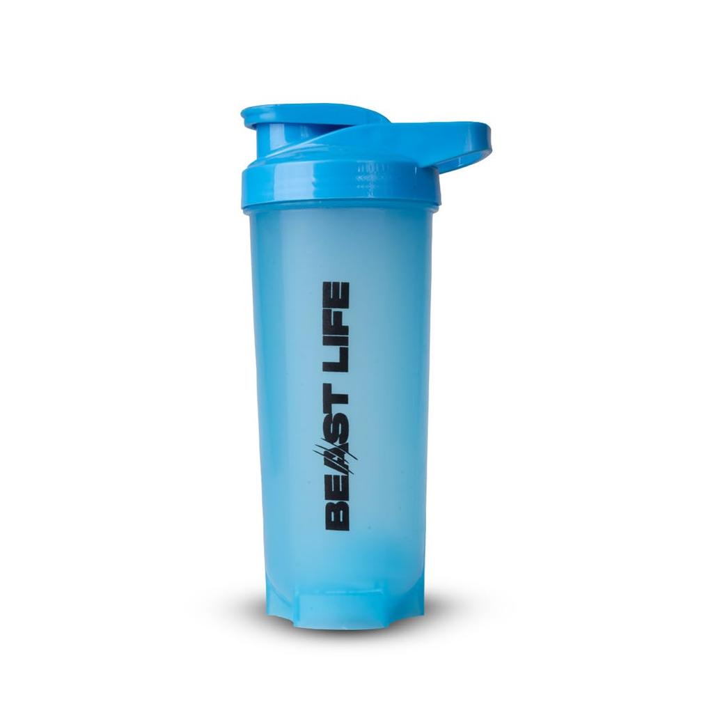 BEASTLIFE Premium Gym Shaker Bottle 750ml (Blue) | Leak-Proof & BPA-Free Protein Shaker for Pre Workout, BCAA & Creatine Mixing | Durable & Easy To