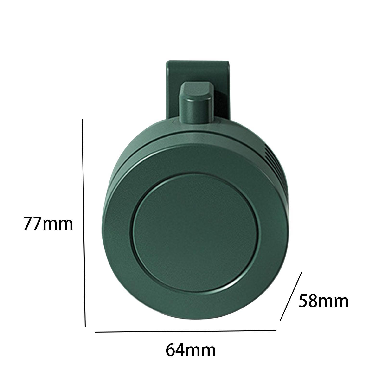 

Маленький вентилятор с зажимом для подвешивания, 60-лопастной вентилятор с воздушным охлаждением, USB-персональный вентилятор зелёный