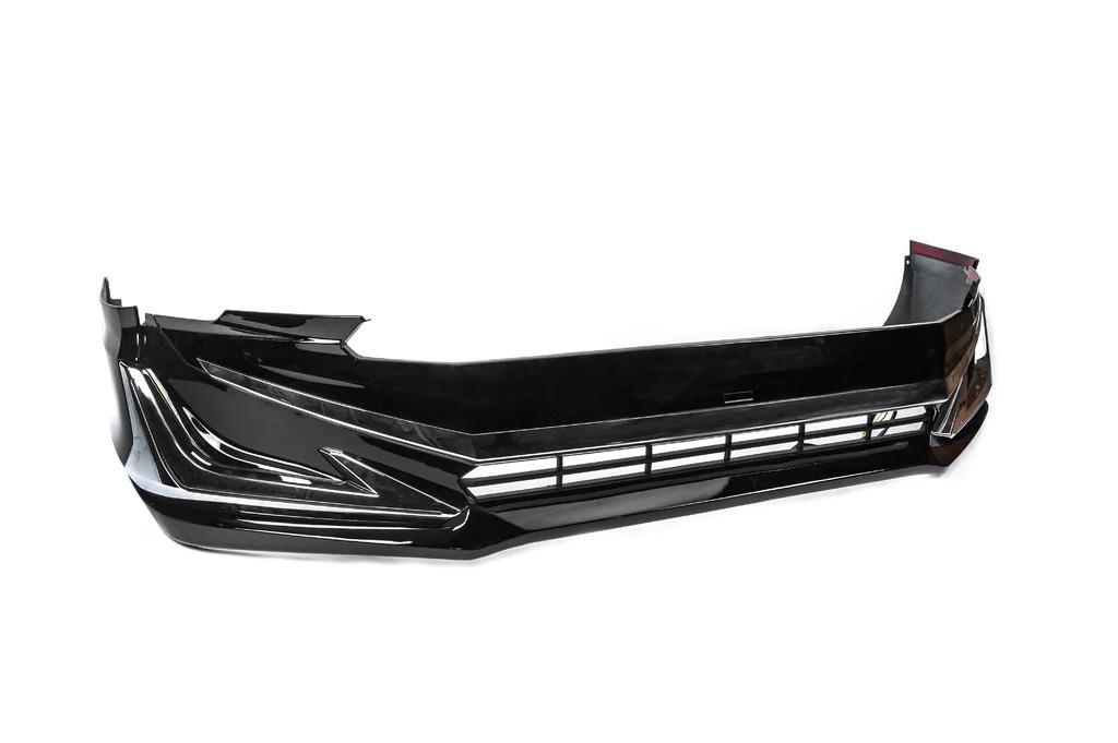 Front Bumper Cover Modelista V3-LED (2017-) White Color for Toyota Land Cruiser Prado 150