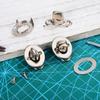 20 Sets Fastener Turning Screw Right Angle Marine Buttons Stainless Steel Canvas Fasteners Twist Stud