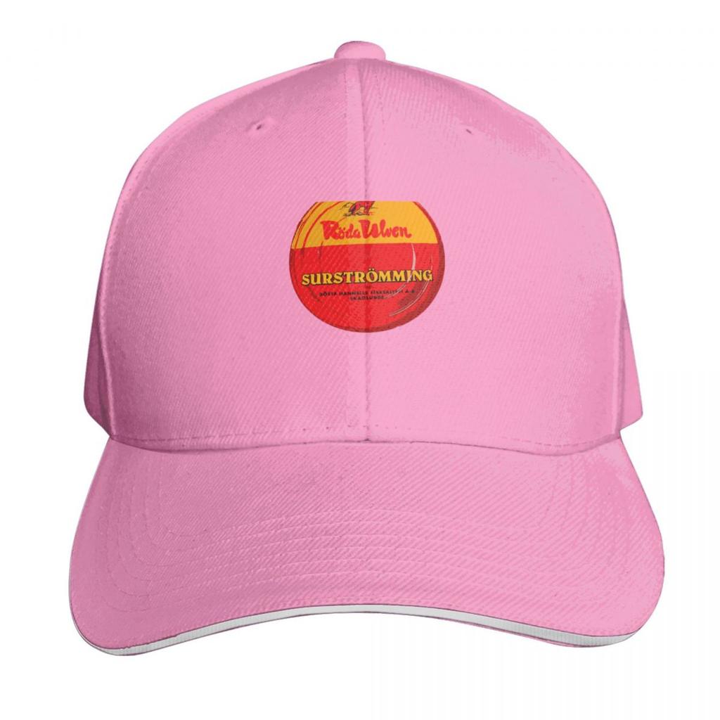 Swedish Roda Ulven Surstromming Tin design Baseball Cap Hat Beach Luxury Unisex Hat party Hat F Boy Womens