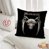 Pc MMegadeths Heavy Metal Pillow Case Fashion Square Pillowcase Bedroom Sofa Room Ins Decoration Leisure