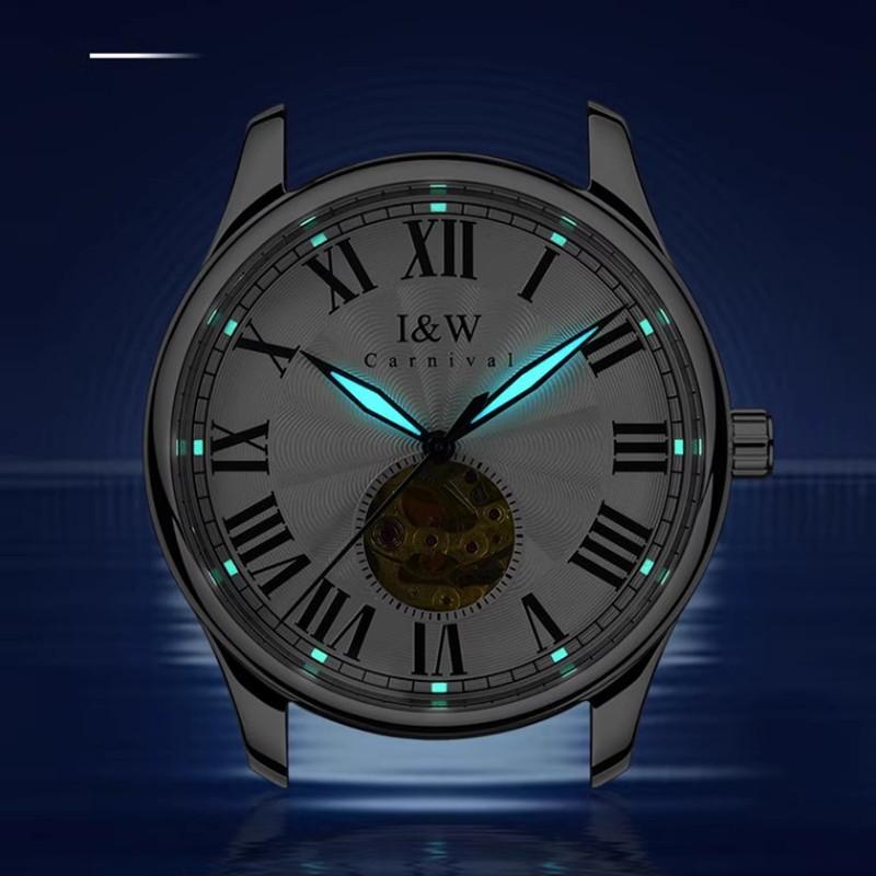 Carnival Automatic Mechanical Watches for Man Brand Luxury MIYOTA Movement Men Waterproof Sapphire Wristwatch Clock Montre Homme
