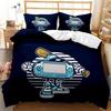 Nightmare Before Christmas  Duvet Cover with Pillow Cover Bed Sets Jack and Sally 3D Skull Christmas Bedding Set Bedroom Decor