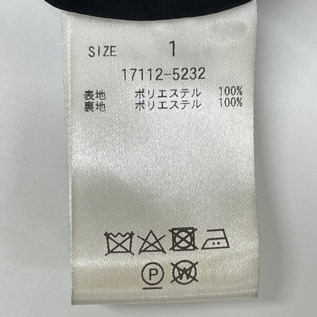 CLANE 17112-5232 BLACK VELOR BALLOON MINI ONE PIECE Dress 1 blackUsed