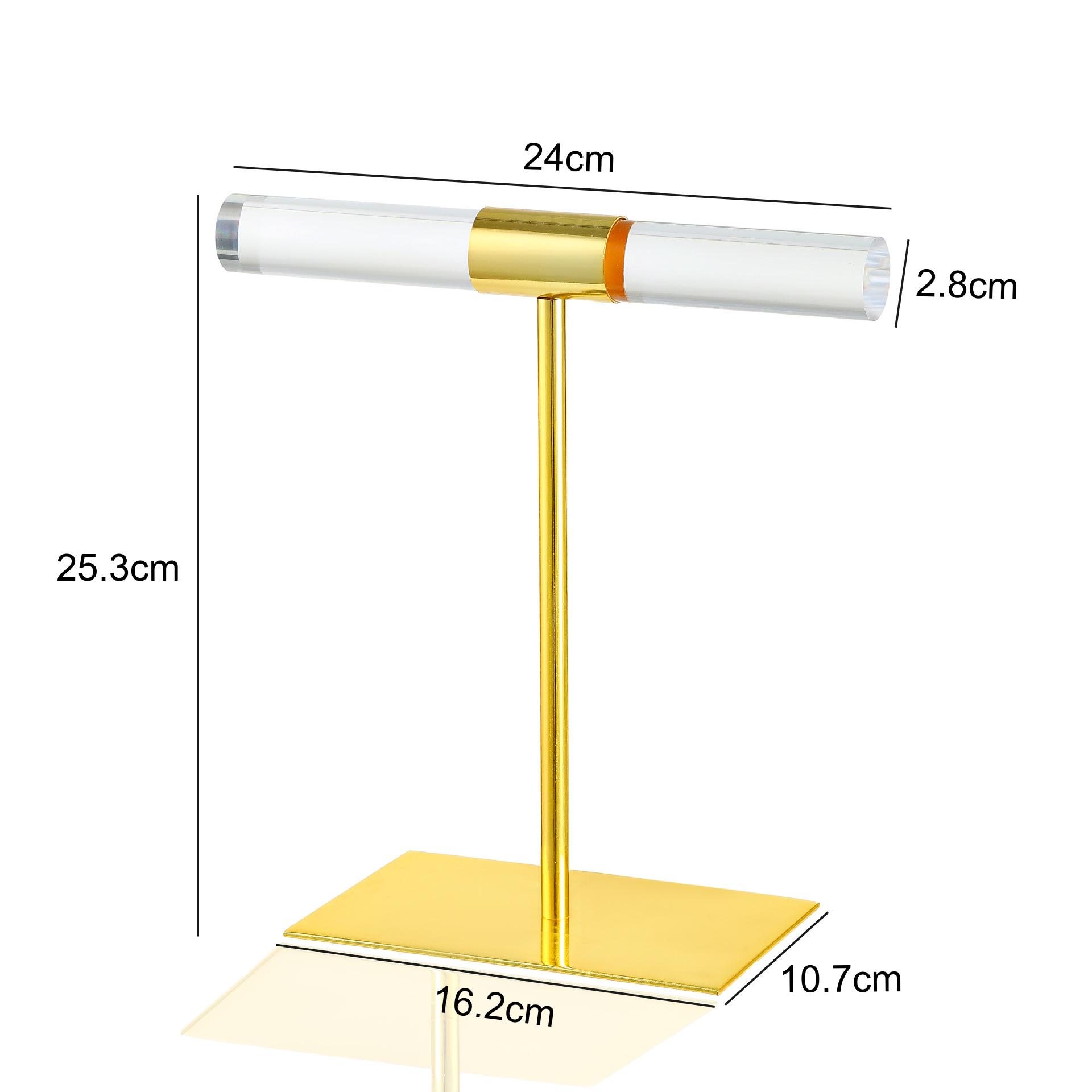 

Luxury Jewelry Display Rack Transparent Acrylic Bracelet Stand Counter Jewelry Displays Holder Household Necklaces Storage Shelf