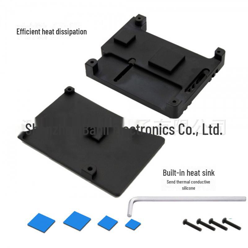 Aluminiumgehäuse für Raspberry Pi 3B+/4B mit zwei Lüftern