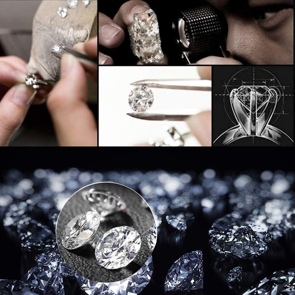 YOGURTCK Diamond Soft Leather Anti-Slip Steering Wheel Cover with Bling Bling Crystal Rhinestones, Universal 15 Inch for Women Girls, Fit Vehicles,