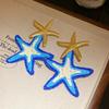 Personality Starfish Ear Pendant Elegant Star Dangle Earrings Unique Starfish Earrings  Vacation