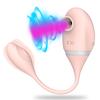 2 In 1 Clitoris Sucking Vibrator for Women Vibrating Egg Licking Oral Clit Vacuum Stimulator Female Goods Sex Toys for Adults