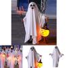 Halloween Kids Costume Ghost Cape For Boys And Girls Cosplay Dress-up White Spirit Costume