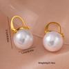 New fashion niche design high sense retro light luxury geometric ear buckle earrings women