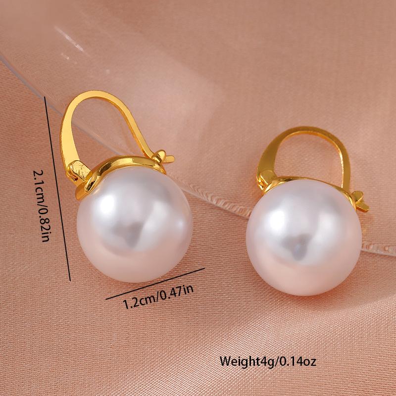 New fashion niche design high sense retro light luxury geometric ear buckle earrings women