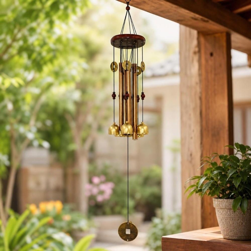 Metal Bell Metal Wind Chimes Garden Home Hanging Ornaments Wind Chime Pendant  Home Outdoor