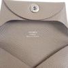 HERMES   Coin case Etope/beige Epsom Women