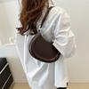 Fashionable Vintage Pu Leather Shoulder Bag Street Style Mid-size Women's Handbag