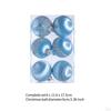 6Pcs Christmas Ball Ornaments Hanging Shatterproof Balls Decorative Bauble for