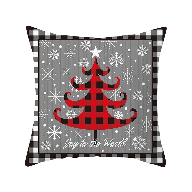 

Новая Рождественская наволочка Праздничная Домашняя Подушка для Дивана Балконная Подушка Украшение Наволочка 45 * 45Cm