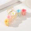 Charming Plumeria Claw Hair Clip for Girls - Versatile Bangs & Photo-Ready Accessory