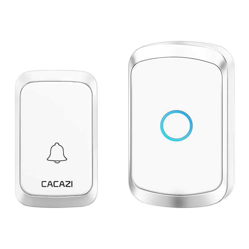 Wireless Home Doorbell with AC Digital Music & Remote Control - US, UK, EU Specs белый