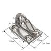 Multi-functional Wall Mount Holder 316 Stainless Steel Dogs Leash Hook Wall Hooks  Outdoor