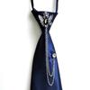 Unisex Pearl Tassel No-Knot Bow Tie Shirt - Casual Fashion Trend