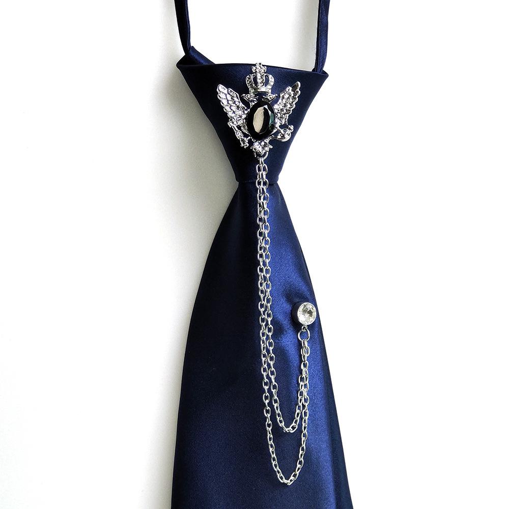 

Unisex Pearl Tassel No-Knot Bow Tie Shirt - Casual Fashion Trend