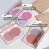 Blush Palette Matte Natural Cheek Contour Peach Pink Red Nude Makeup Purple Expansion Contraction Blush Mineral Powder