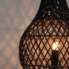 Rattan Table Lamp Natural Bulb Included