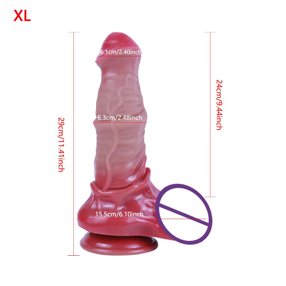 Extra-Large Horse Phallus Dilator Anal Plug for Masturbation